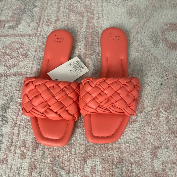 a new day Shoes - Carissa Woven Slide Sandals - A New Day
